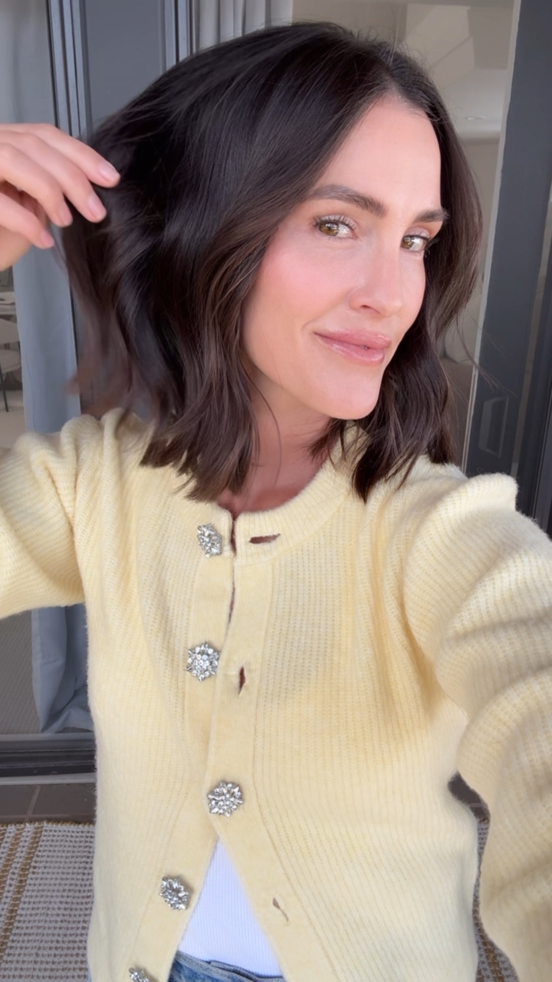 FIT \ butter yellow sweater of my dreams 🧈💛🍋🍯🌙 wearing a small. 

Outfit
Spring 

#LTKSeasonal #LTKWatchNow