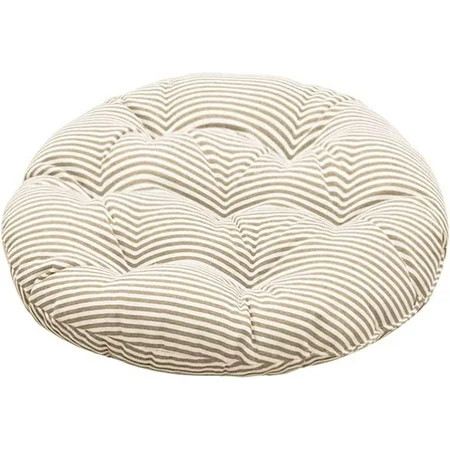 Titta Stripe Garden Patio Seat Cushion Round Chair Pad Home Floor Cushion 16 Inch Window Pad Set of  | Walmart (US)
