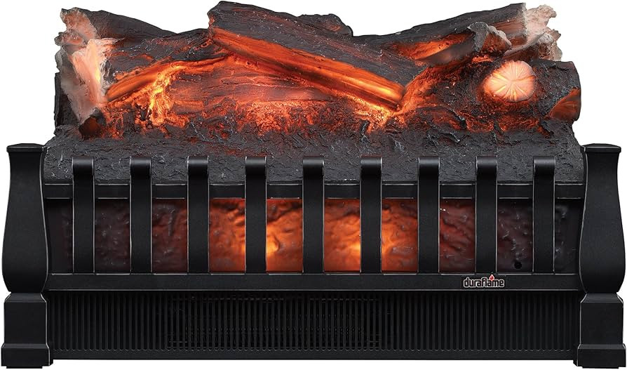 duraflame Electric Log Set 400 Sq Ft Heater, Faux Logs Insert with Lifelike Flames for Existing F... | Amazon (US)