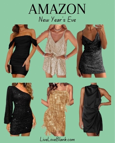 Amazon New Year’s Eve miniskirts
Party dresses


#LTKHoliday #LTKSeasonal #LTKOver40