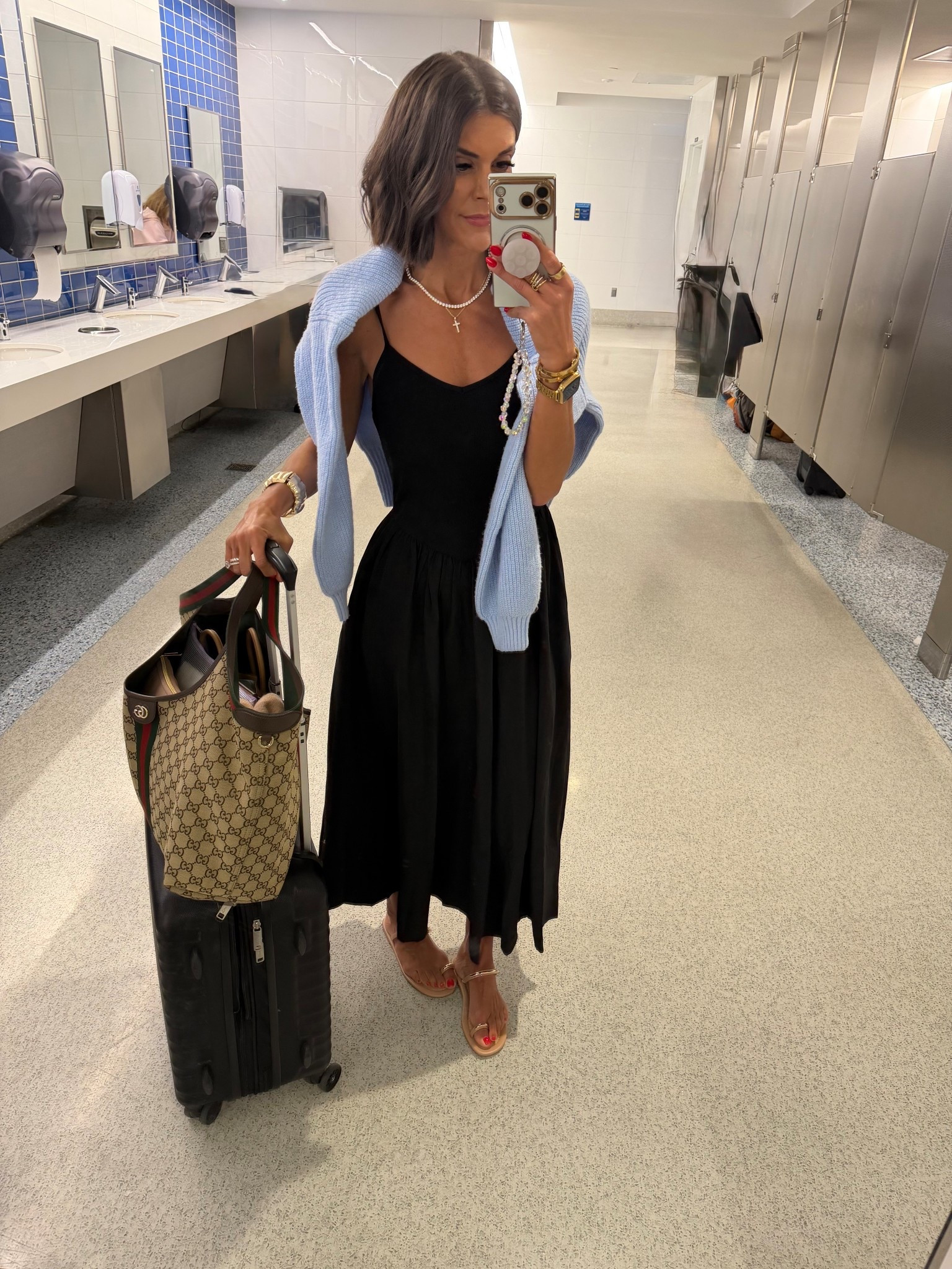 Today’s travel fit- size small in dress and sweater

#LTKootd #LTKTravel #LTKSeasonal