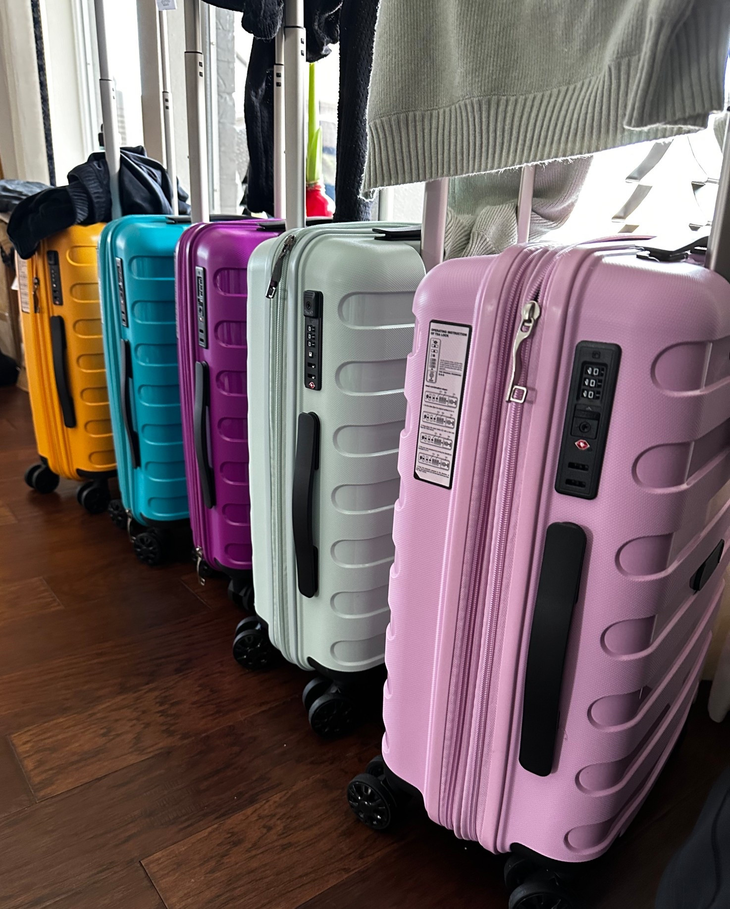 When you have QUINTUPLETS and you find FIVE different colored suitcases… this Mama is jumping for joy! 
(Quints use  carryon size)


#LTKTravel