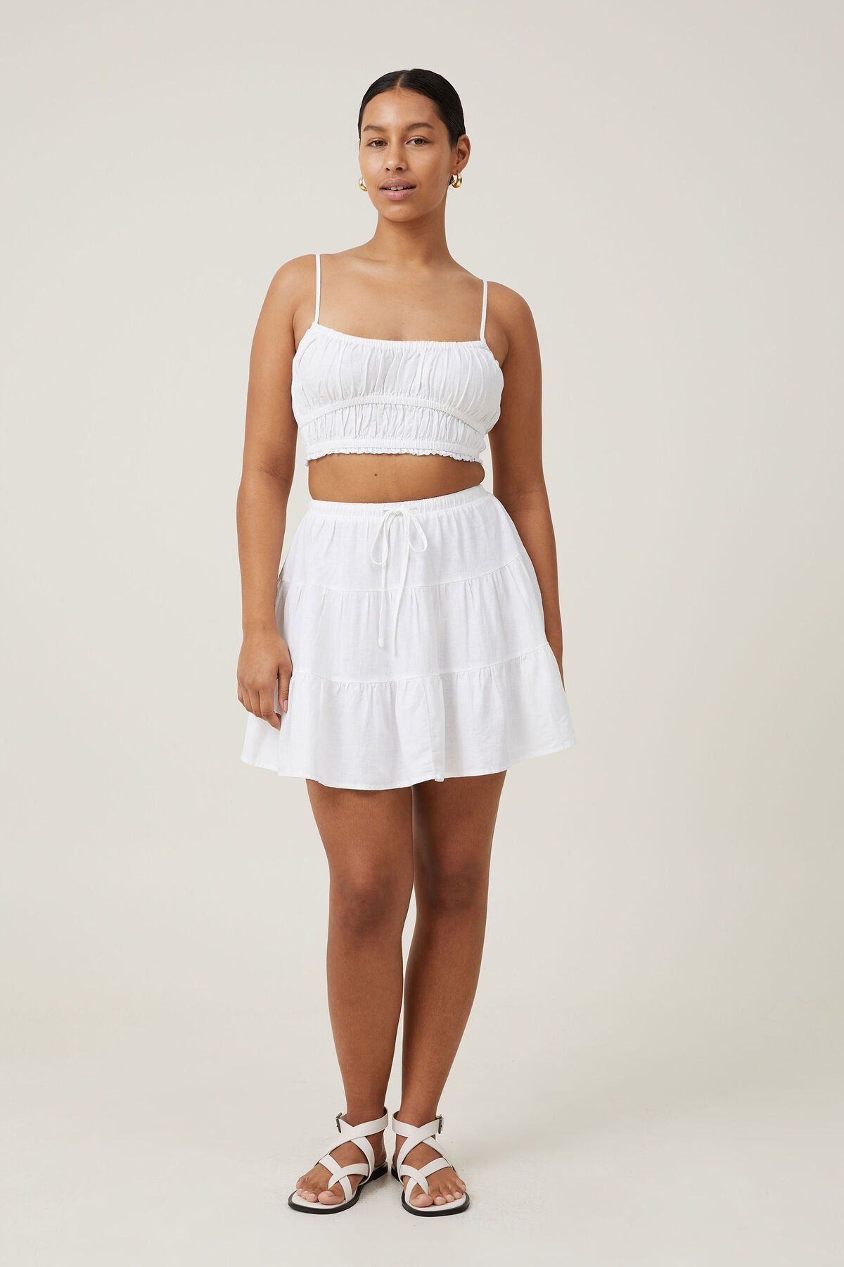Haven Tiered Mini Skirt | Cotton On (US)