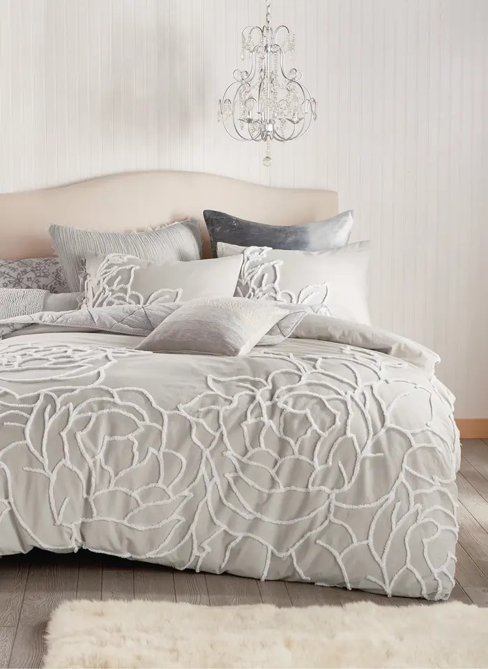 Chenille Rose Comforter & Sham Set | Nordstrom