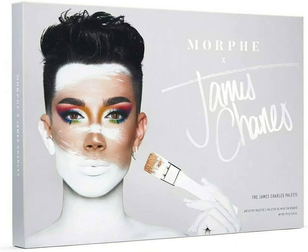 Morphe x James Charles Artistry Palette - 39 Eyeshadows and Pressed Pigments - Crazy Colorful, De... | Amazon (US)