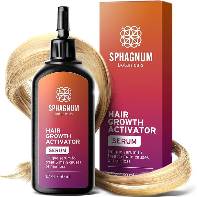 Hair Growth Serum - Follicle Activator Treats 5 Main Causes for Hair Loss. Cleanses and Nourishes... | Amazon (US)