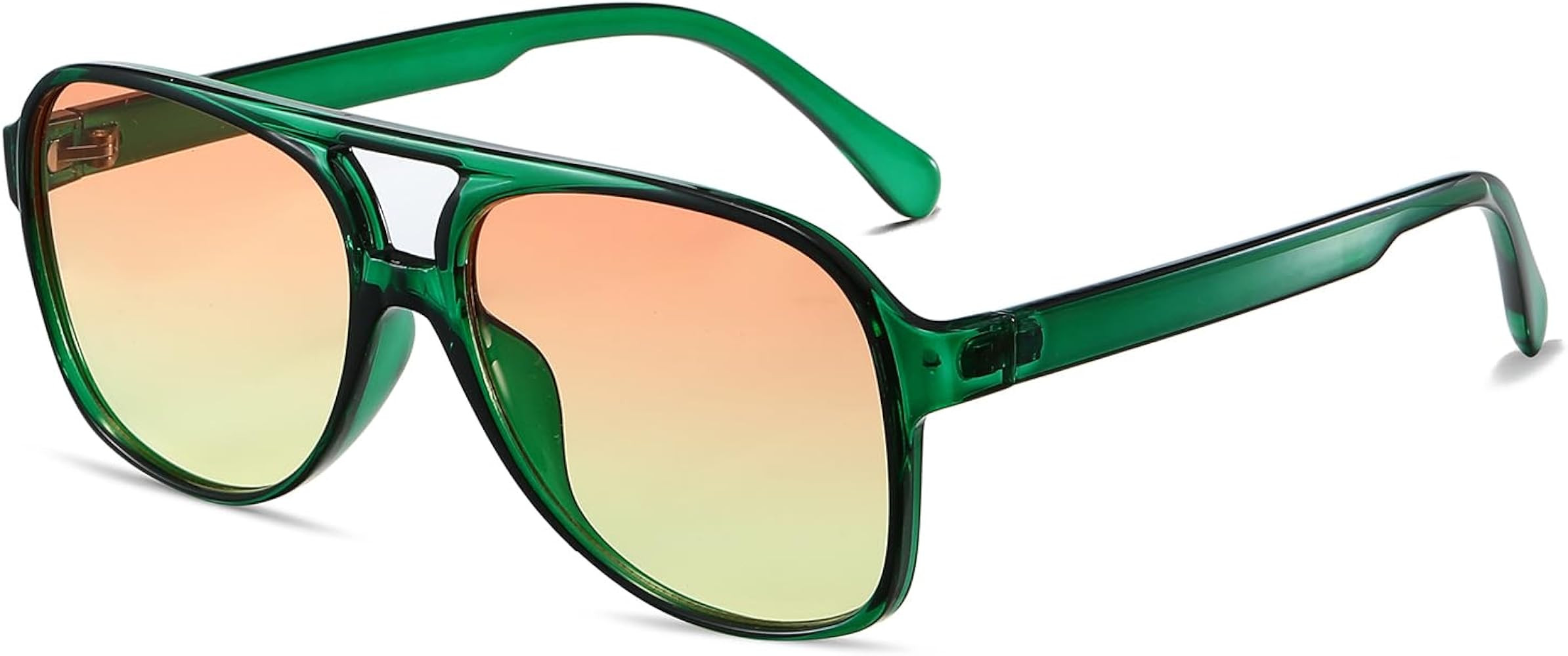 Freckles Mark Vintage Retro 70s Sunglasses for Women Men Classic Large Square Aviator Trendy Glas... | Amazon (US)