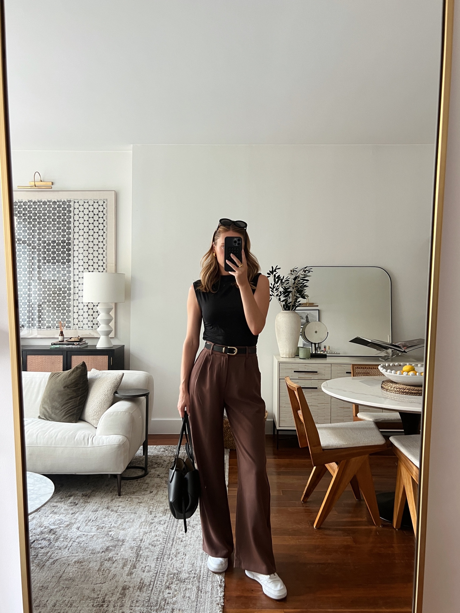 These Abercrombie pants are the best!!!! I have them in multiple colors. Also been living in this high neck top 

#LTKstyletip #LTKunder100