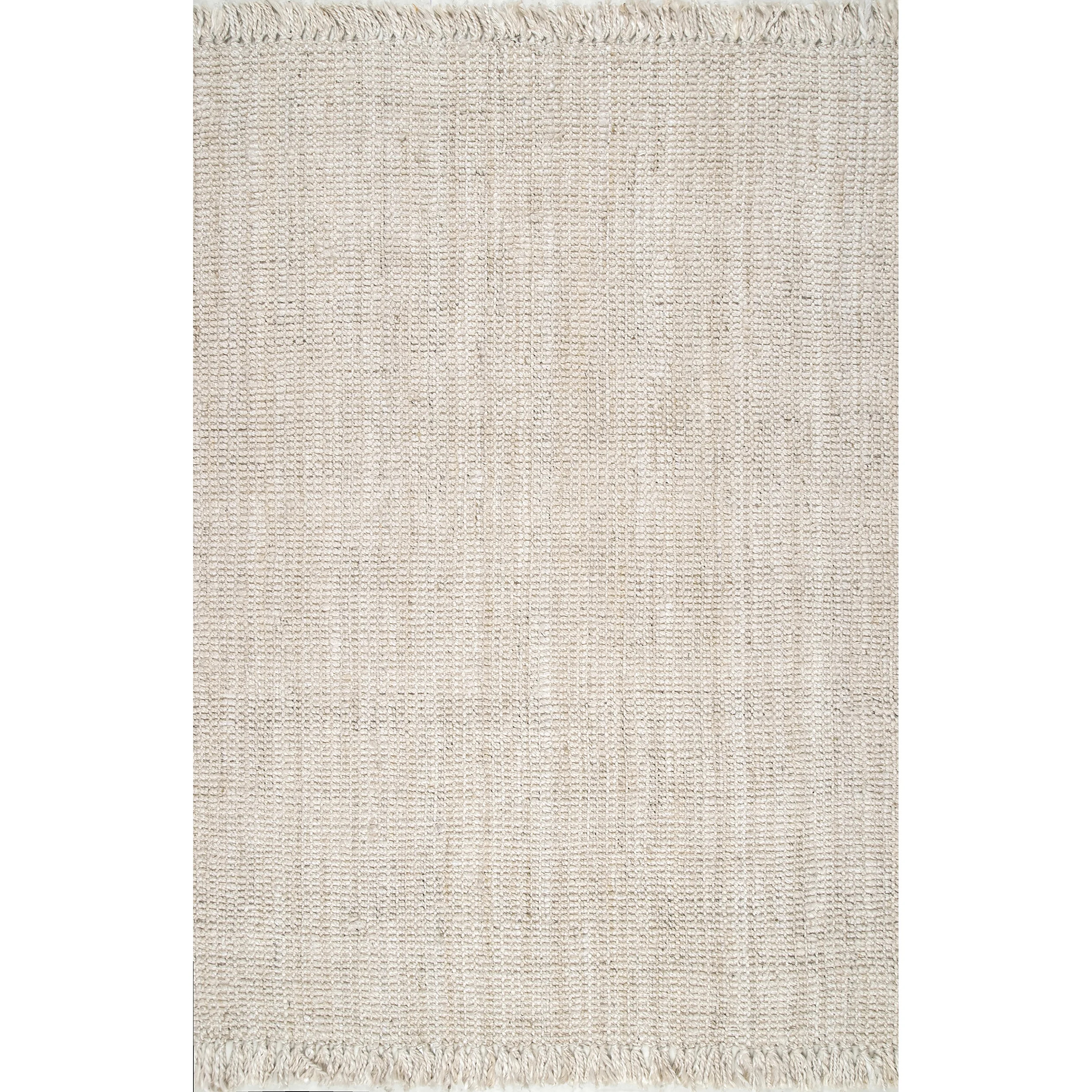 nuLOOM Daniela Farmhouse Chunky Jute Area Rug, 8' 6" x 11' 6", Off White - Walmart.com | Walmart (US)
