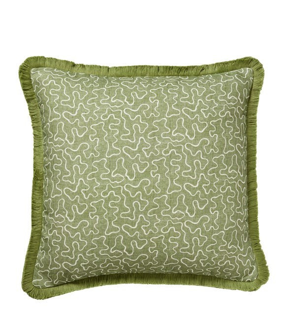 Leptoria Pillow Cover - Putting Green | OKA US