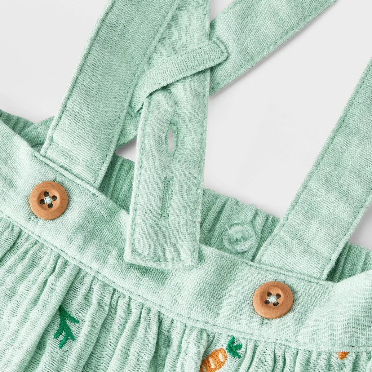 Baby Boys' Bunny Bubble Overalls Set - Cat & Jack™ Cream | Target