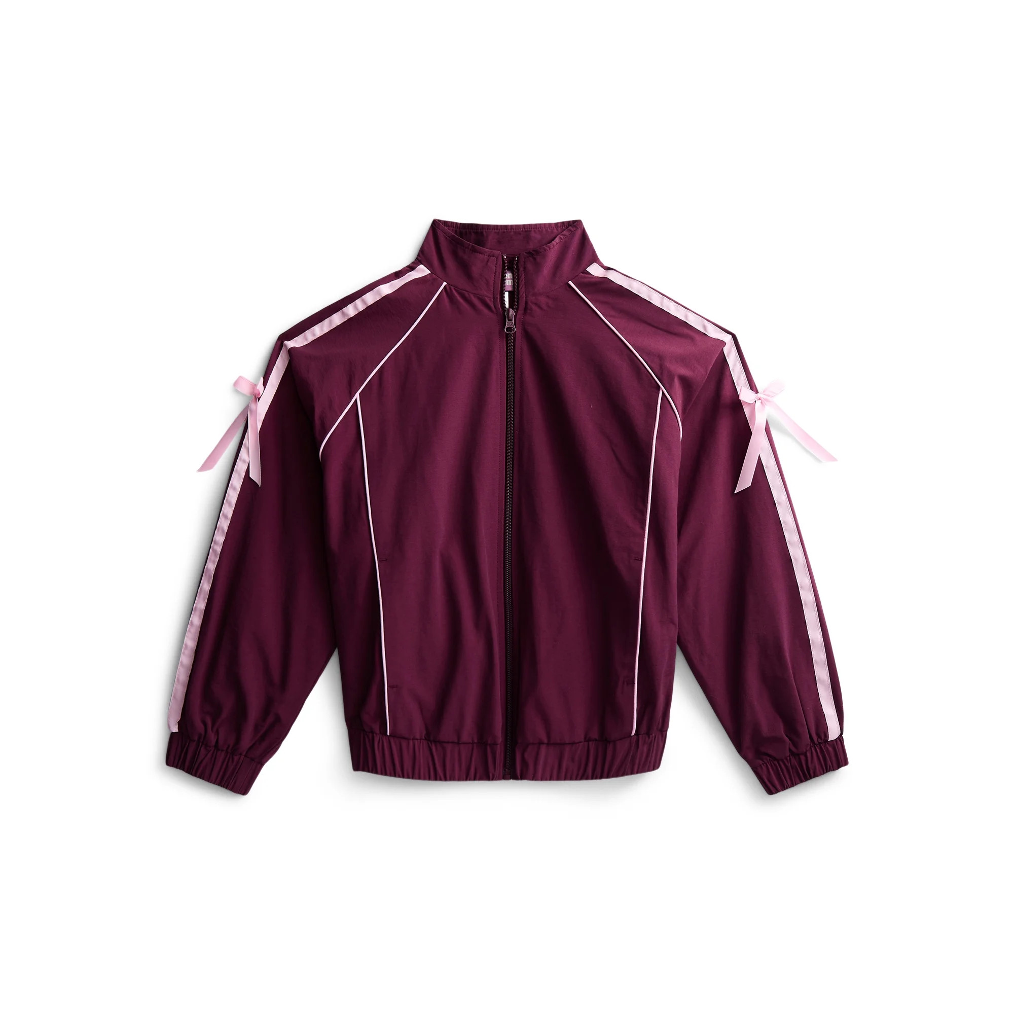 Weekend Academy Girls Bow Track Jacket, Sizes 4-18 | Walmart (US)