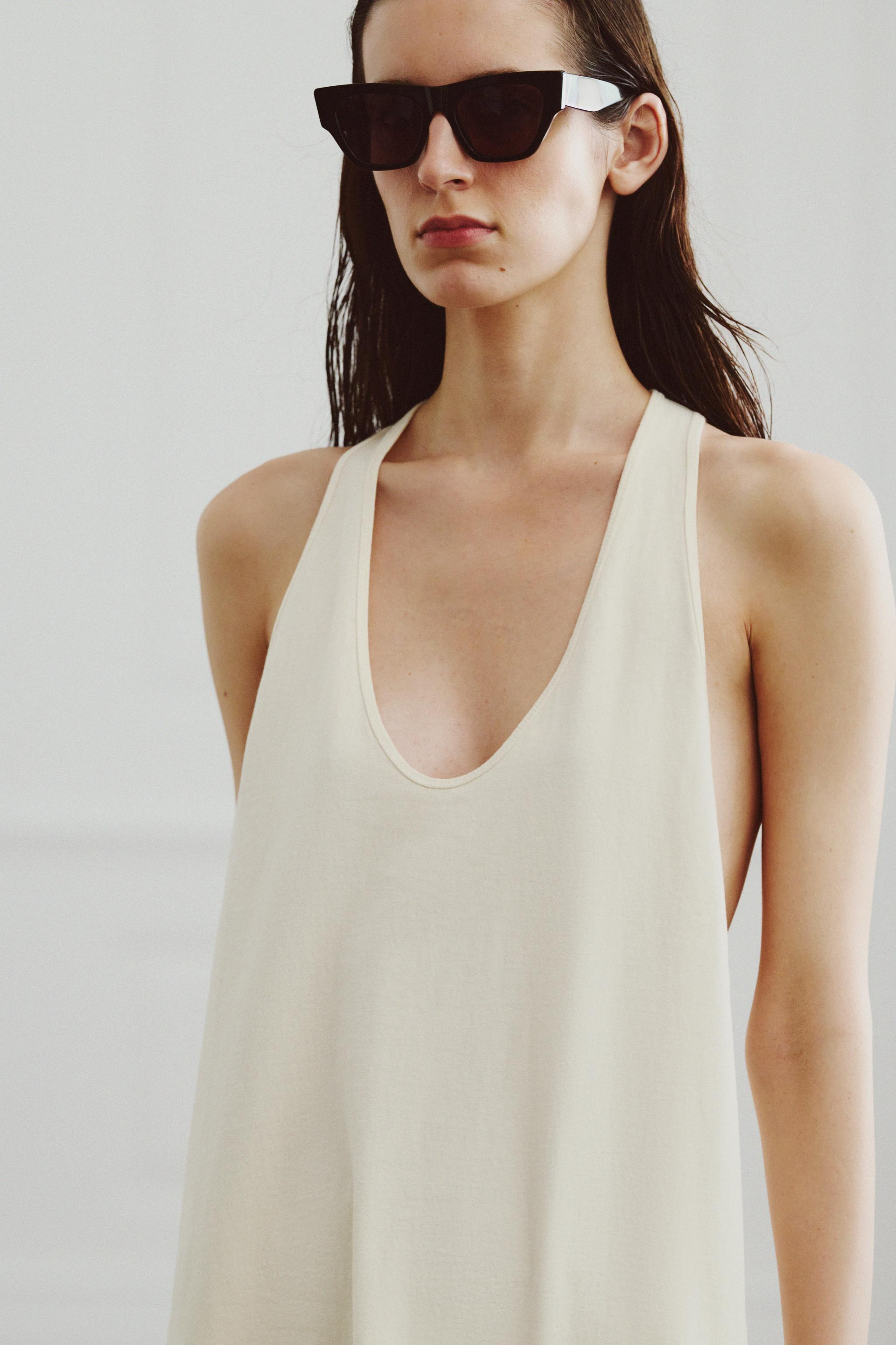 LONG COTTON DRESS | Zara US