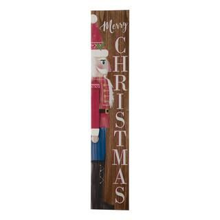 Glitzhome® 5ft. Wooden Nutcracker Porch Sign | Michaels | Michaels Stores
