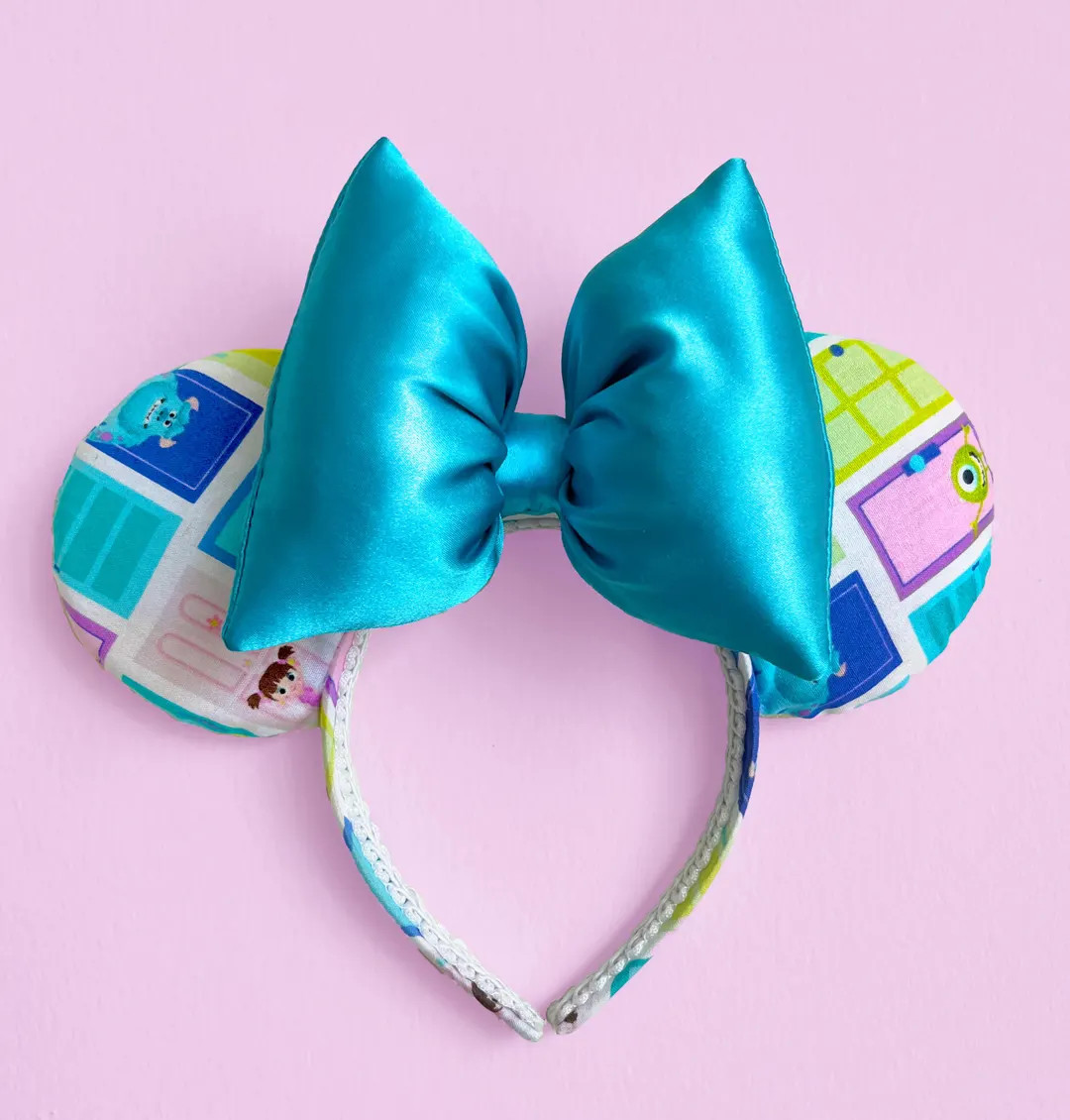 Minnie Monsters Inc Ears Teal Minnie Ears Mike Minnie Ears Sully Minnie Ears Teal Boo Ears Monste... | Etsy (US)