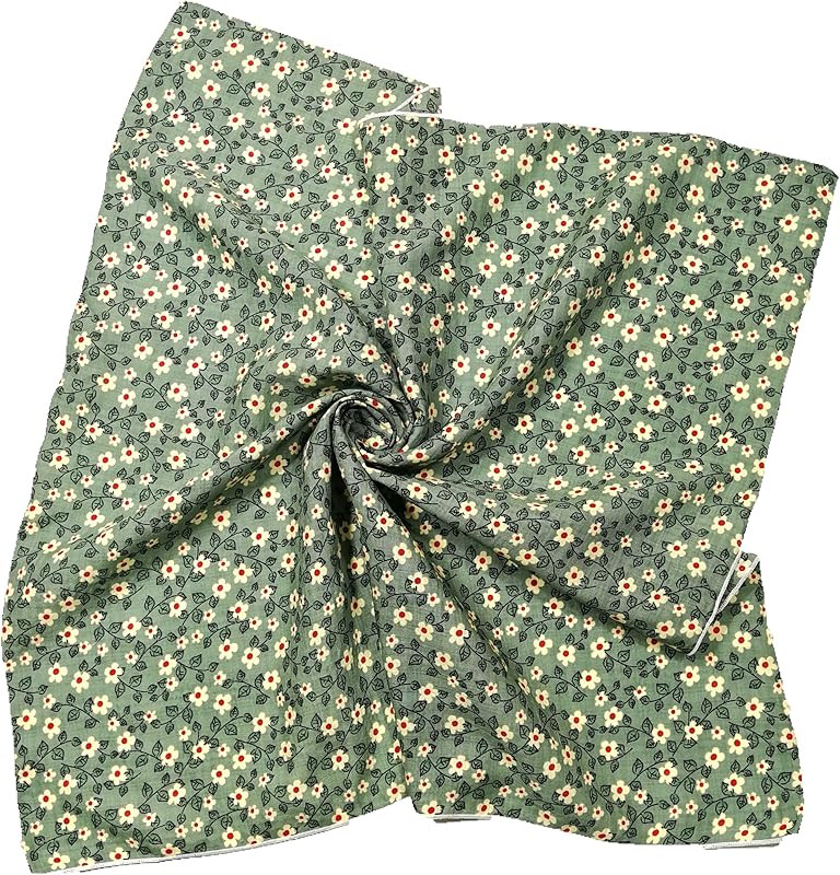 Shanlin Unisex Floral Cotton Bandanas 22x22 inch | Amazon (US)