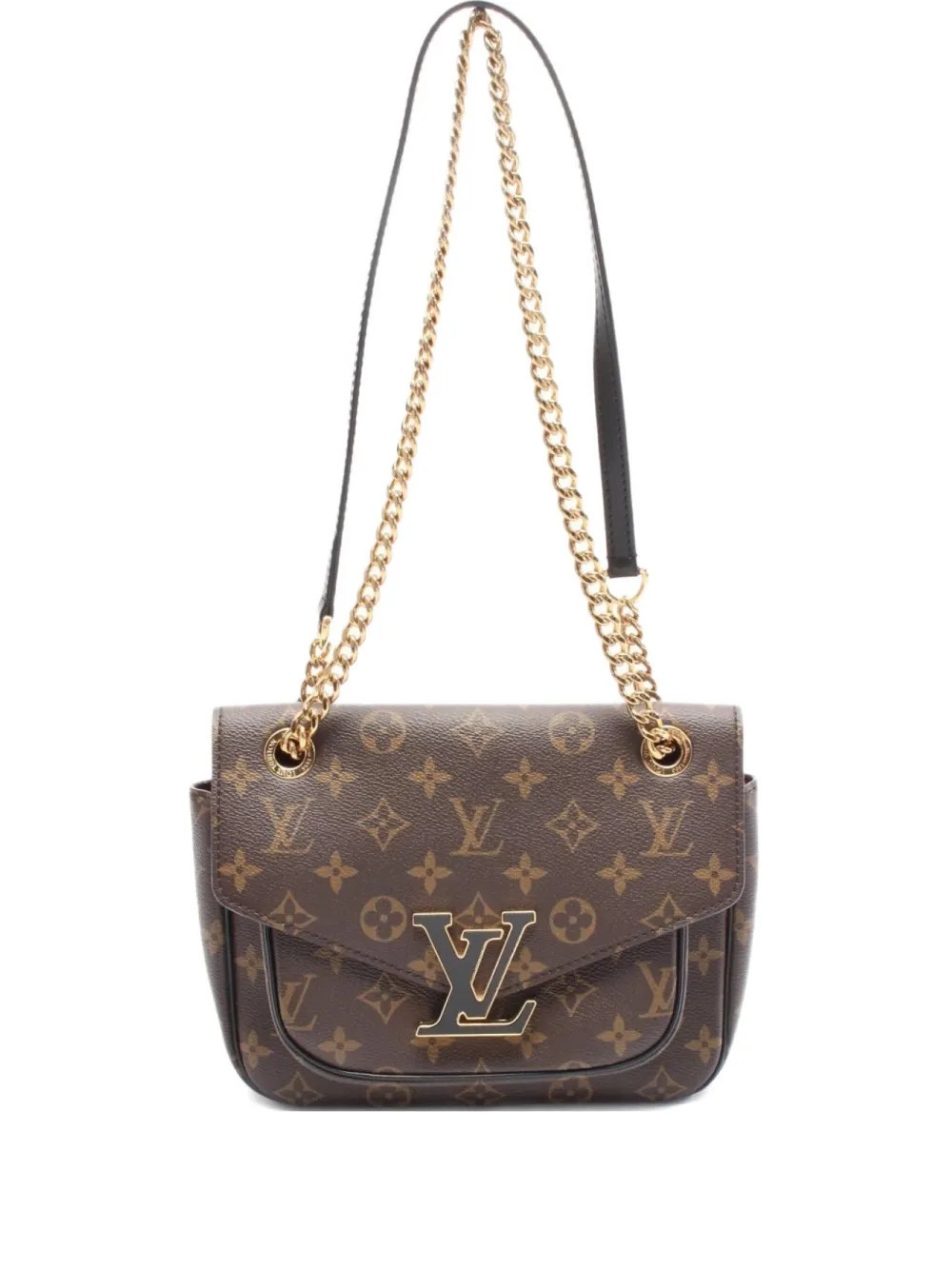 Louis Vuitton Pre-Owned 2021 Passy shoulder bag - Brown | Farfetch Global