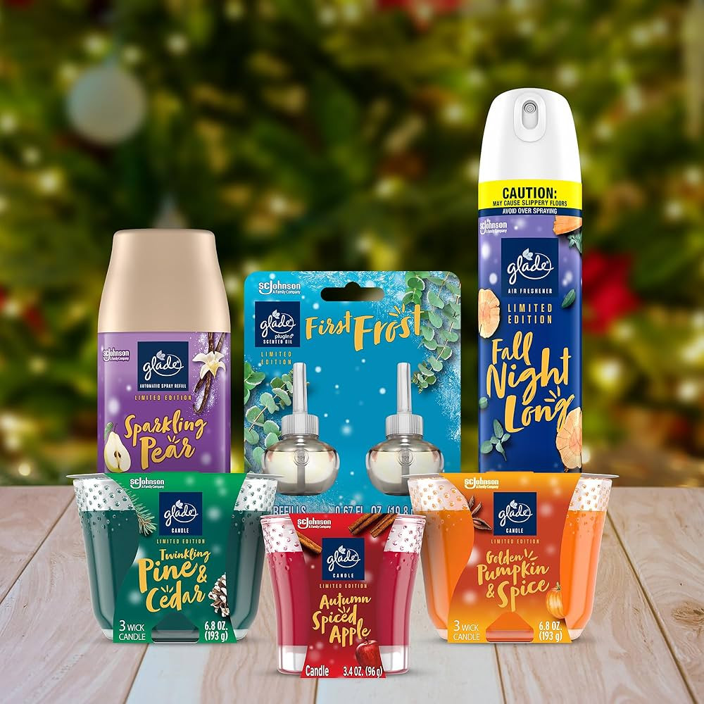 Glade PlugIns Refills Air Freshener, Scented and Essential Oils for Home and Bathroom, First Fros... | Amazon (US)