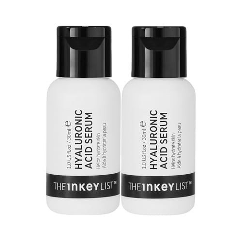 The INKEY List Hyaluronic Acid Serum Duo, Hydrate Multiple Layers of Dry Skin, Plump and Smooth Fine Lines and Wrinkles, 1.0 fl oz (2 Pack) | Amazon (US)