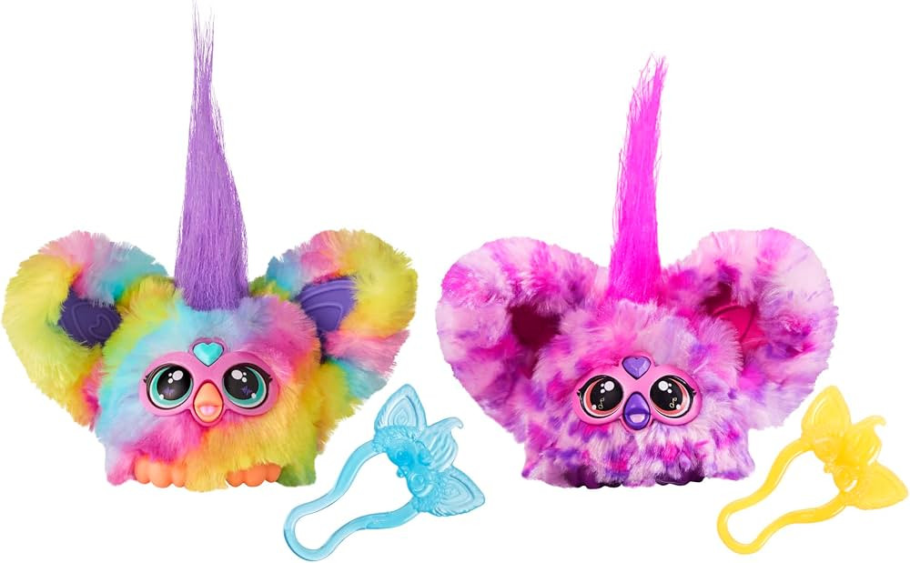 Furby Furblets 2-Pack, Mini Friends Ray-Vee & Hip-Bop, 45+ Sounds Each, Music & Furbish Phrases, ... | Amazon (US)