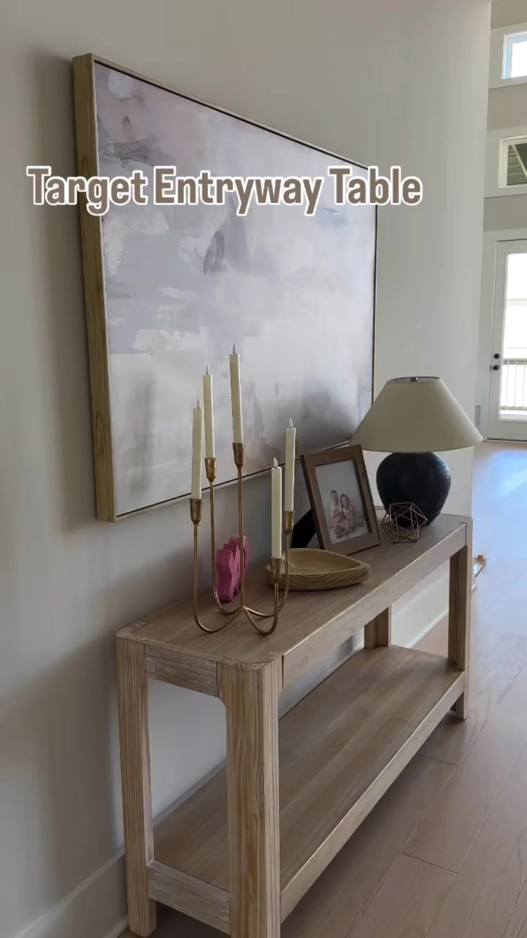 Loving this table in our hallway. It was so incredibly easy to assemble! The artwork above it is also on major sale!! 

#LTKSaleAlert #LTKHome #LTKmomlife