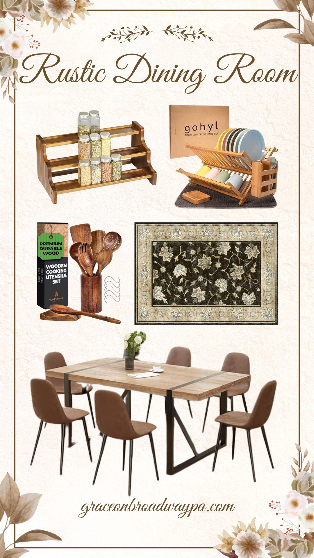 Let's talk about how to nail that perfect wooden dining room vibe! I've gathered some of my favorite Amazon finds to bring warmth and style to your dining space. 🌿Love what you see? Check each of them out to shop these Amazon picks and bring that cozy wooden vibe to your dining space! 🛒✨ #DiningRoomGoals #WoodenFurniture #AmazonFinds #LTKhome #CozyVibes #NaturalAesthetic #HomeInspo

#LTKActive #LTKHome #LTKFamily