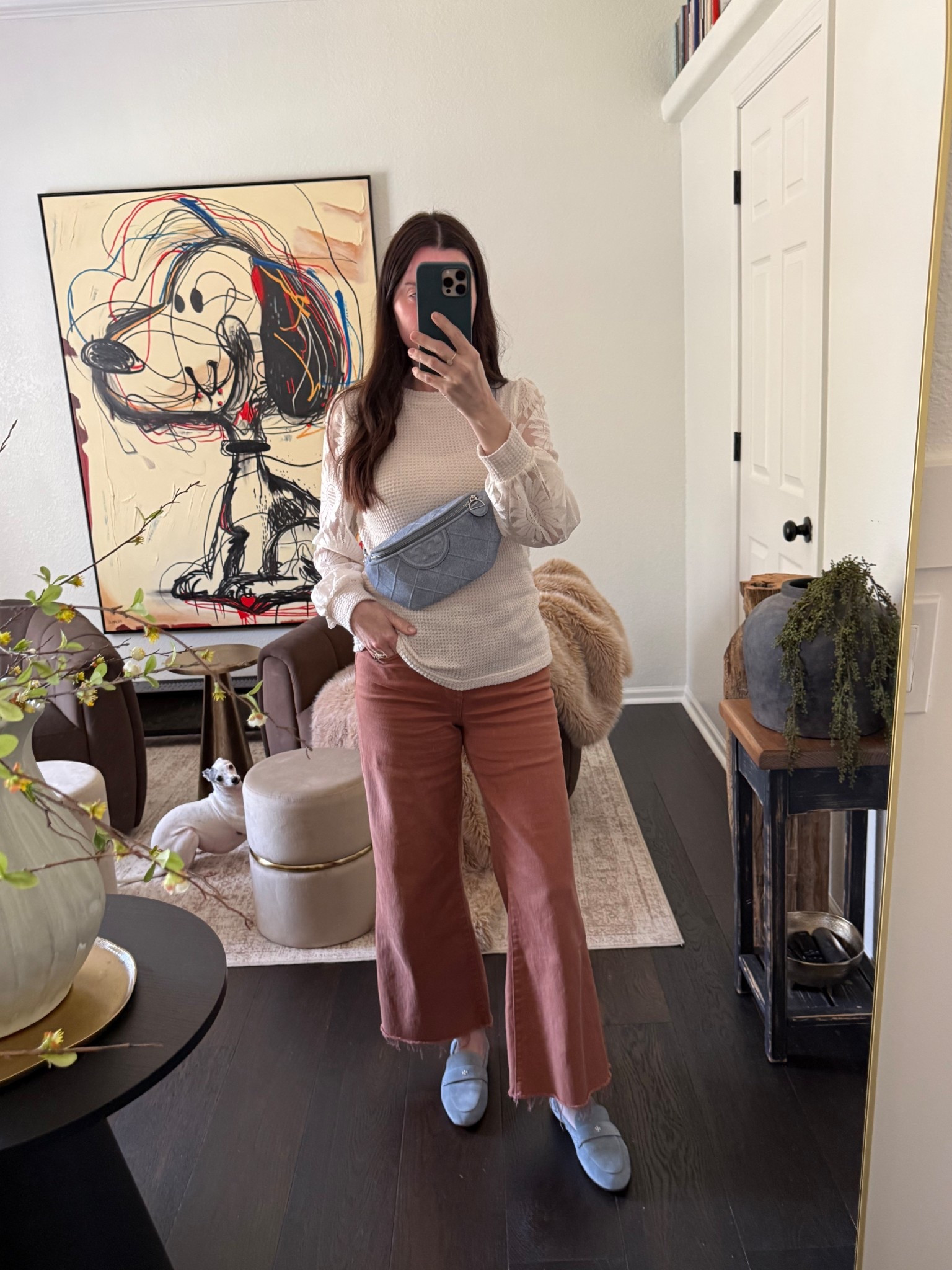 The perfect shoe/bag combo for a girls trip today!  Pants are stretchy, soft, and hold their shape 💕

#LTKootd #LTKdayinmylife #LTKPetite