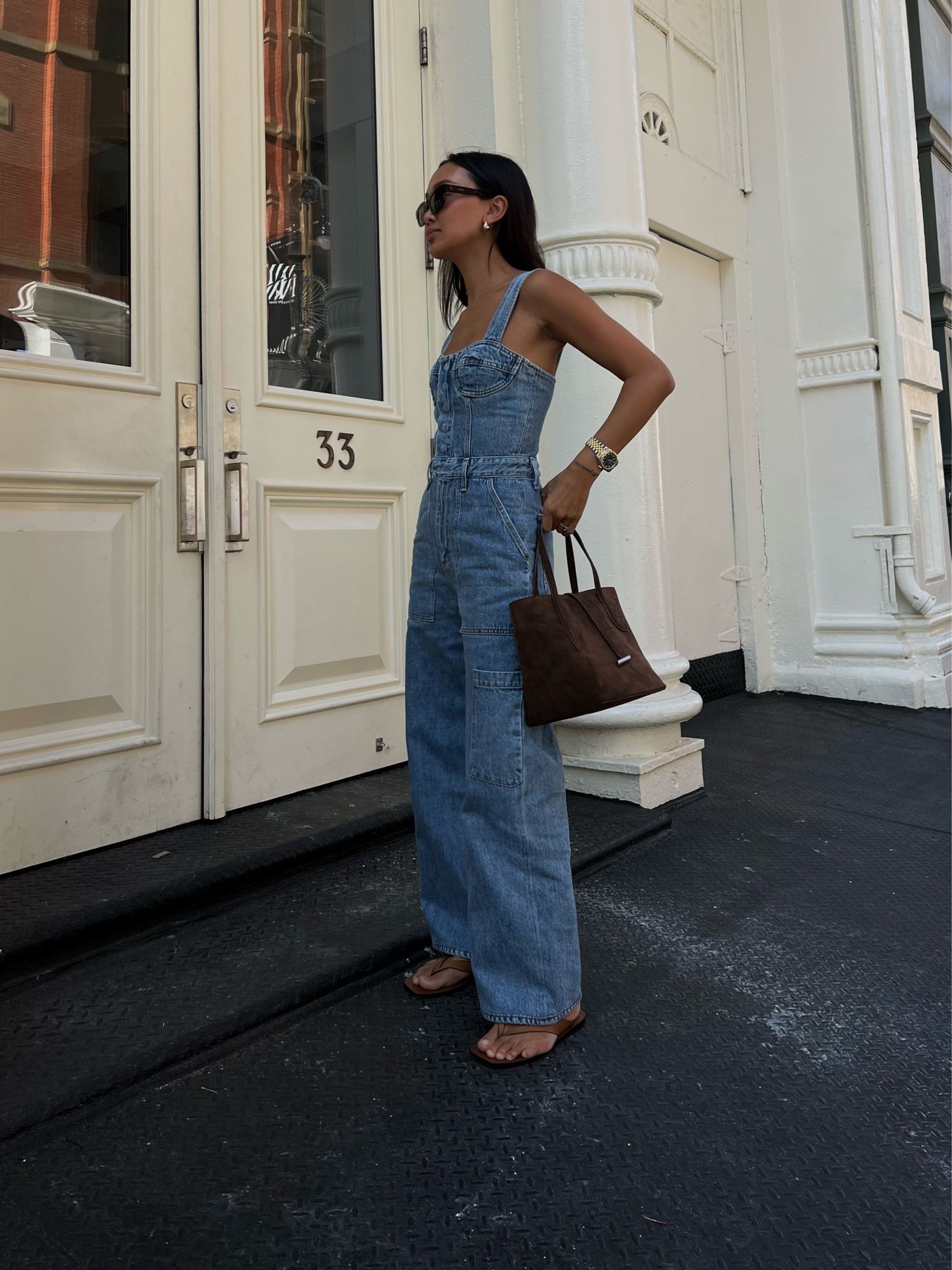 best denim jumpsuit - fits like a dream 🤍 