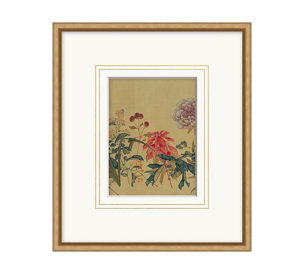 Edo Flowers Framed Prints | Pottery Barn (US)