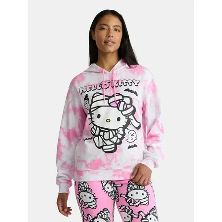 Hello Kitty Women s Halloween Graphic Hoodie Sweatshirt with Long Sleeves Sizes XXS-XXL | Walmart (US)