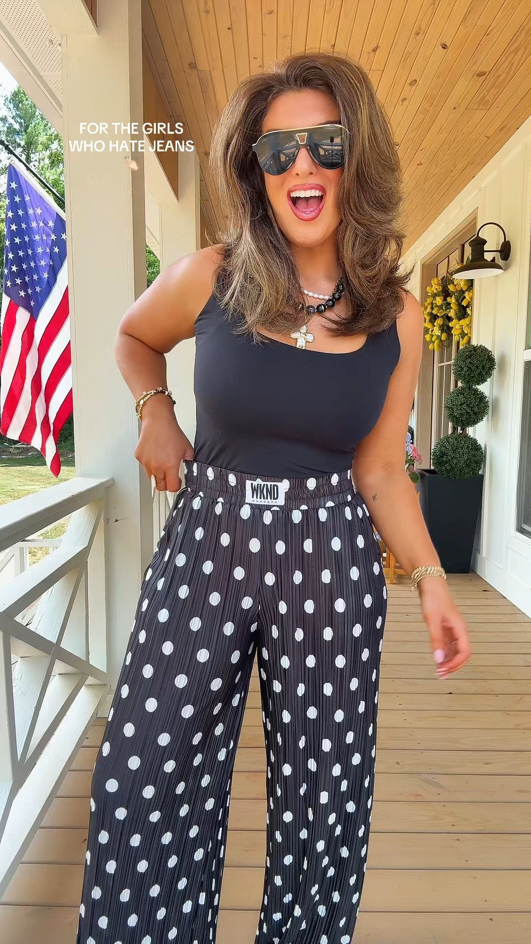 Use code DECKER to save on your WKND Chasers order! ❤️‍🔥 
Some of my favorite styles from WKND Chasers just restocked. I’ve been waiting for these polka dot Plisse pants to restock since last year and they are FINALLY back!

#LTKootd #LTKTall #LTKmomlife