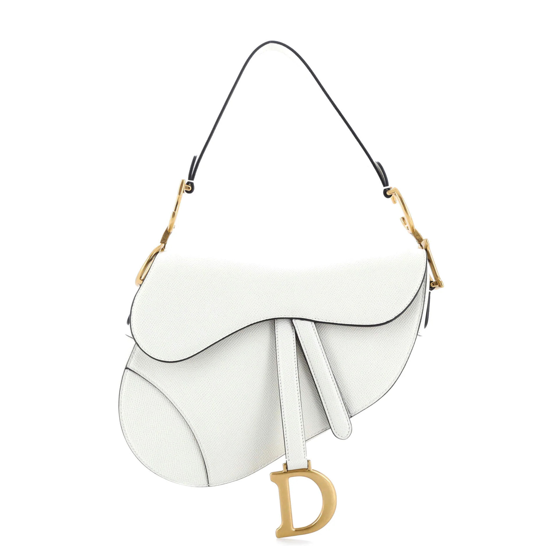 Saddle Handbag Leather Medium | Shop Simon