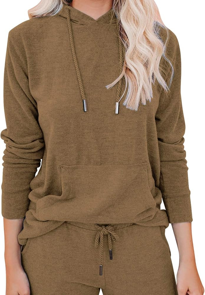 Lounge Sets for Women Two Piece Outfits Sweatsuits Sets Long Pant Loungewear Workout Athletic Tracks | Amazon (US)