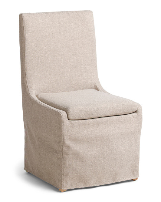 Linen Slope Arm Slipcover Kallen Dining Chair | TJ Maxx