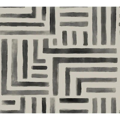 Painterly Labyrinth 27' L x 27" W Smooth Wallpaper Roll | Wayfair North America