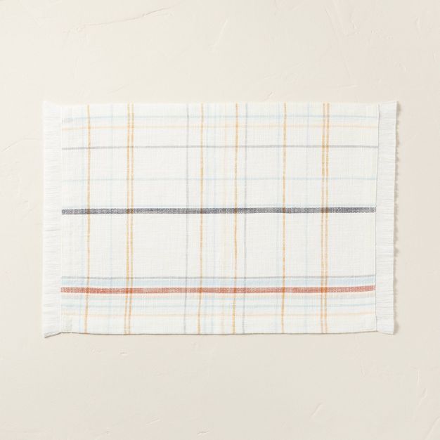 Casual Plaid Cotton Placemat - Hearth & Hand™ with Magnolia | Target
