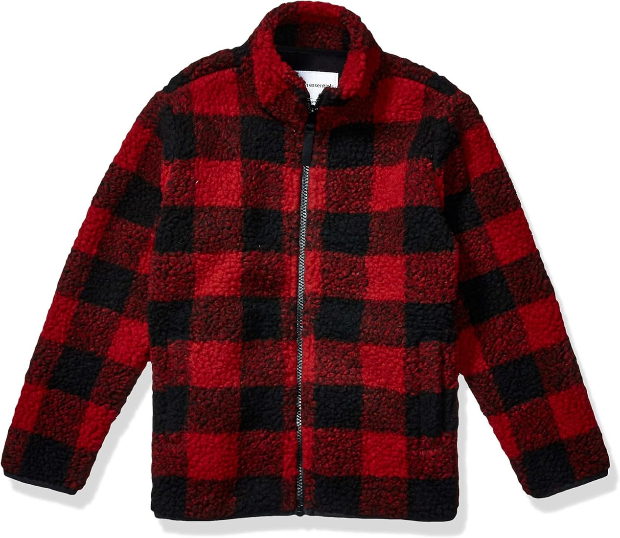 Amazon Essentials Boys and Toddlers' Polar Fleece Lined Sherpa Full-Zip Jacket | Amazon (US)