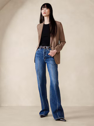 Siena Slim Italian Wool Blazer | Banana Republic (US)