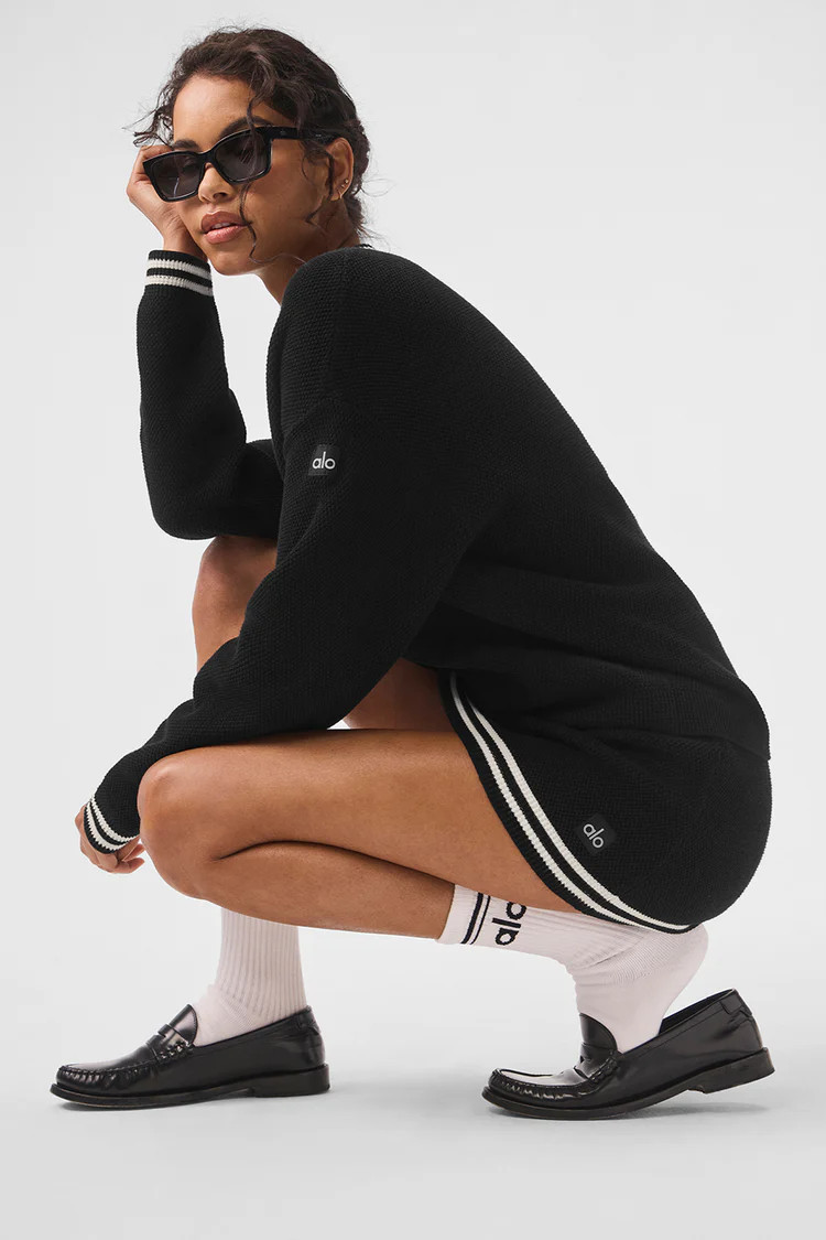 Tennis Club Sweater Knit Cardigan | Alo Yoga (US)