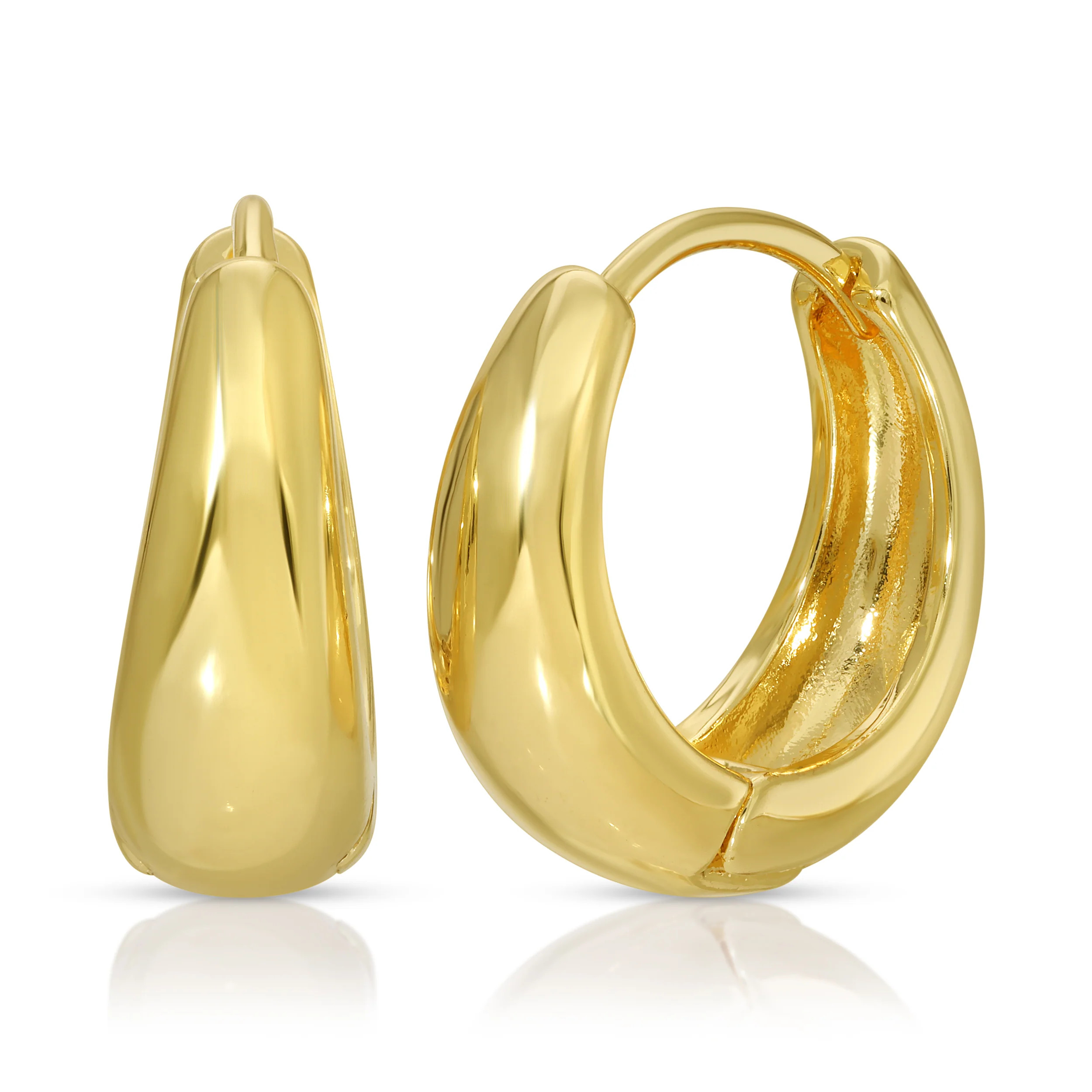 On Point Click Midi Hoop GLD / ONE SIZE | Joy Dravecky