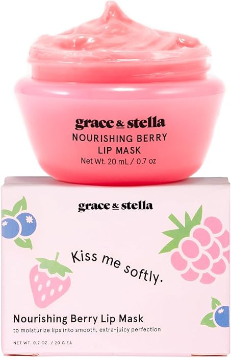Lip Plumper Nourishing Berry Mask - Tinted Balm - Moisturizer For Very Dry Lips - Mask Overnight ... | Amazon (CA)