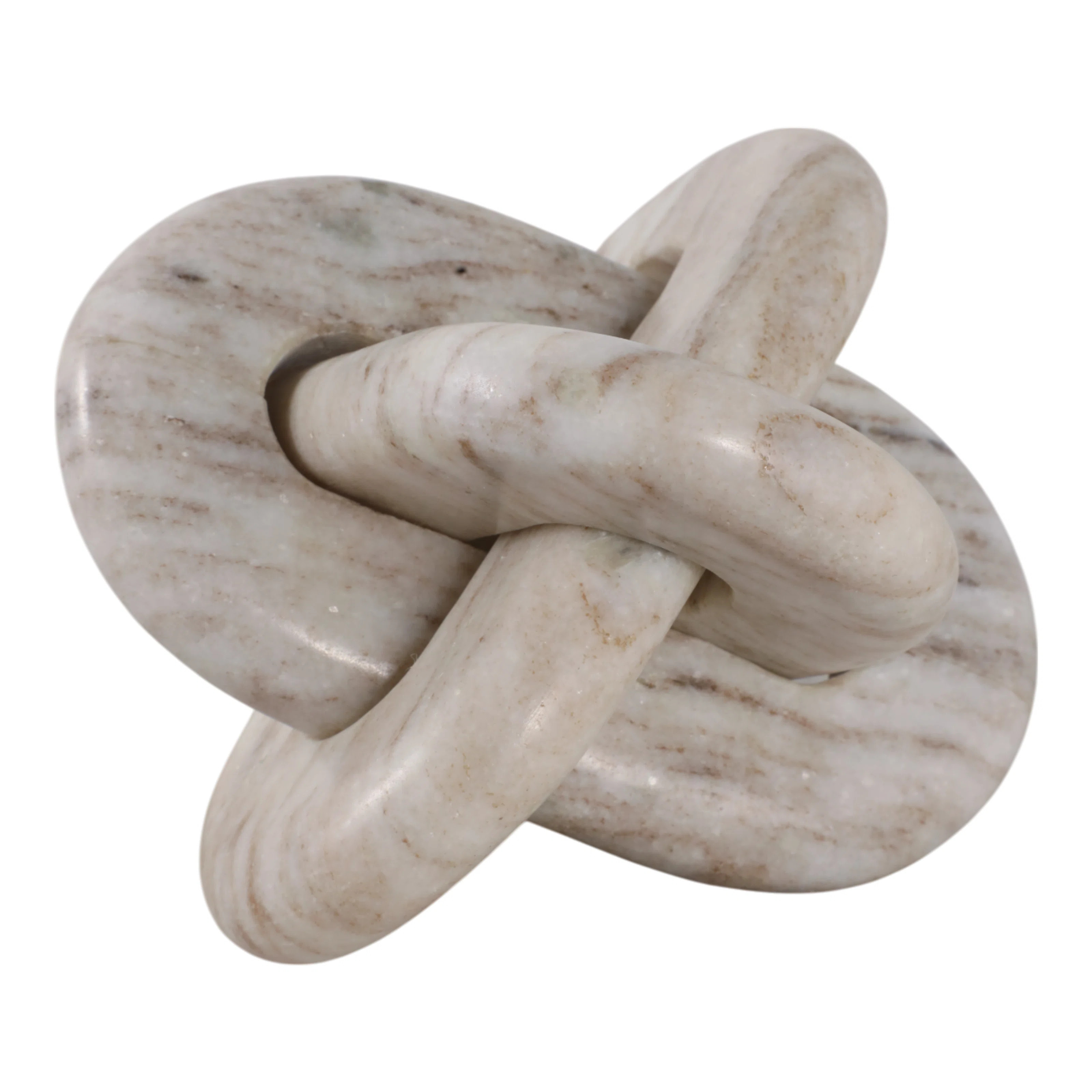 Decorative Object Marble Knot Sculpture For Home Decor - Stylish Figurine And Statues Inspired Li... | Wayfair North America