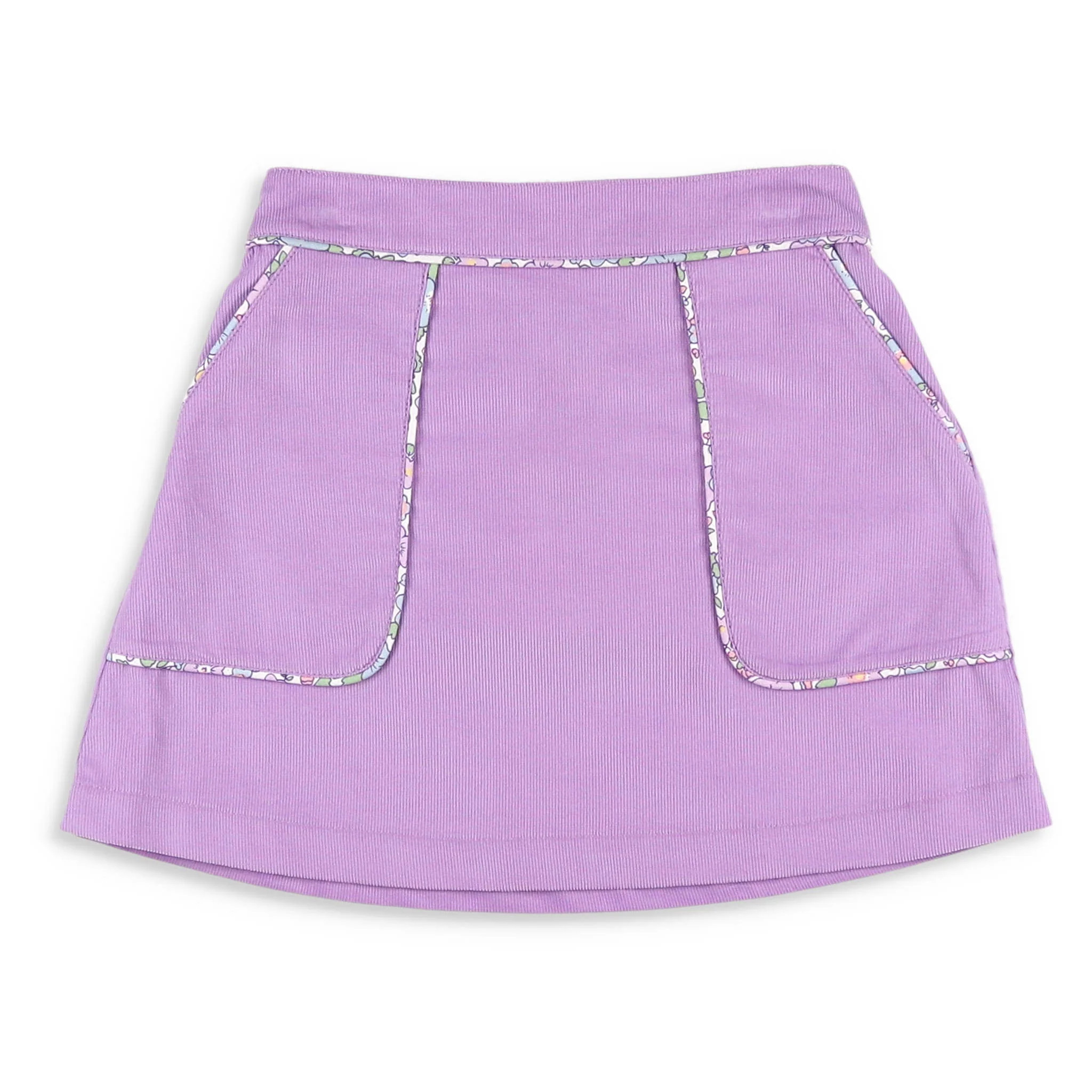 Girls Corduroy Skirt - Lavender Haze - Shrimp and Grits Kids | Shrimp and Grits Kids