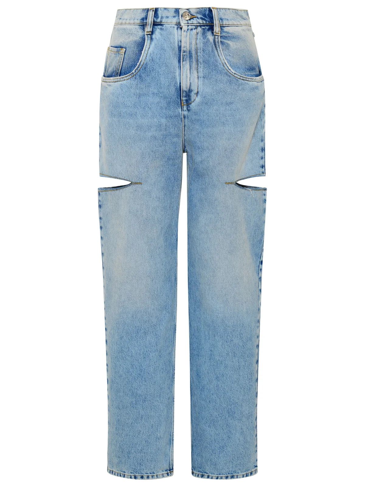 Maison Margiela Cut-Out Detailed Jeans | Cettire Global