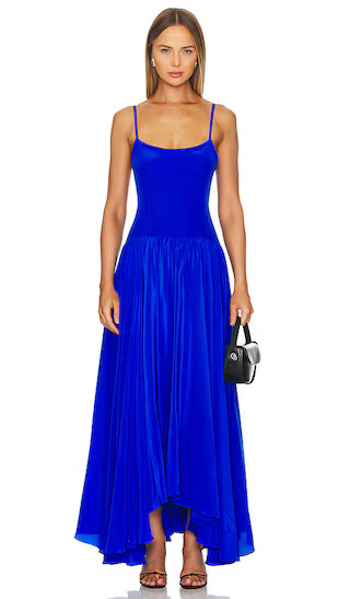 Odette Midi Dress in Marine Blue | Revolve Clothing (Global)