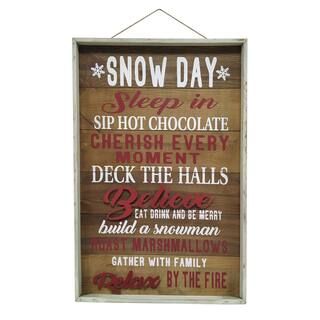 30" Snow Day Framed Wall Sign by Ashland® | Michaels Stores