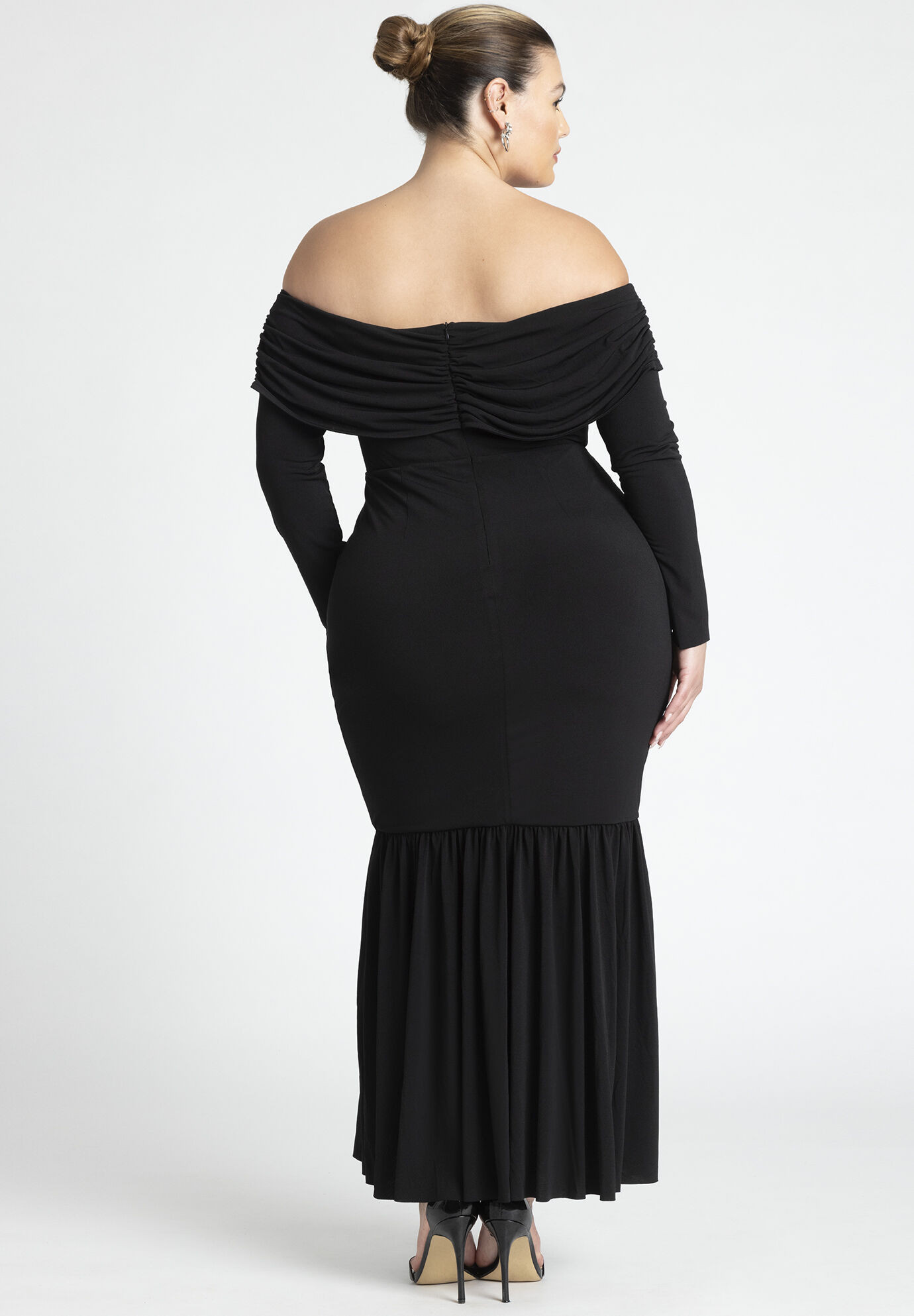 Off The Shoulder Mermaid Dress | Eloquii