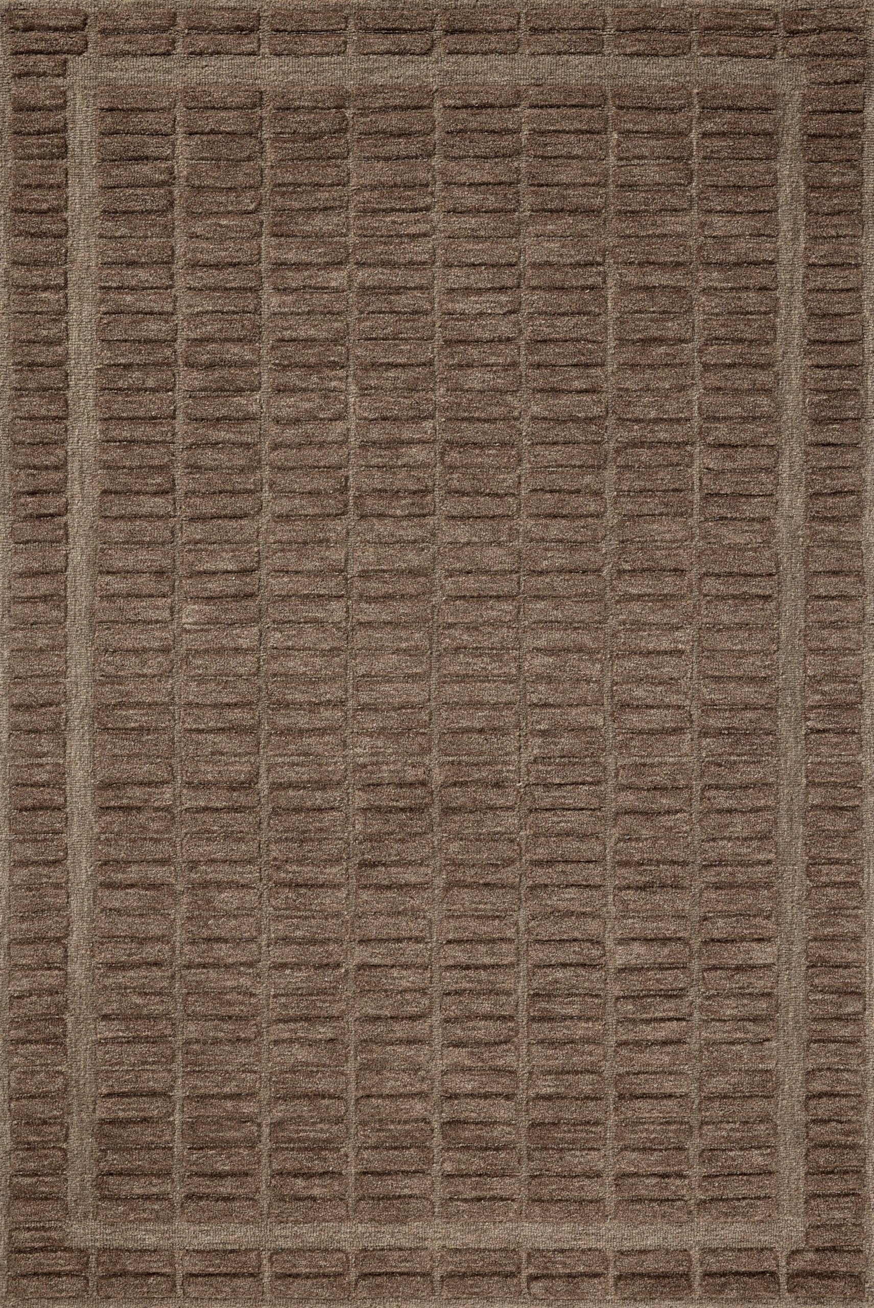 Loloi Chris Loves Julia Bradley Collection, Cocoa & Cocoa, 5'-0" x 7'-6" Area Rug – Classic Str... | Amazon (US)