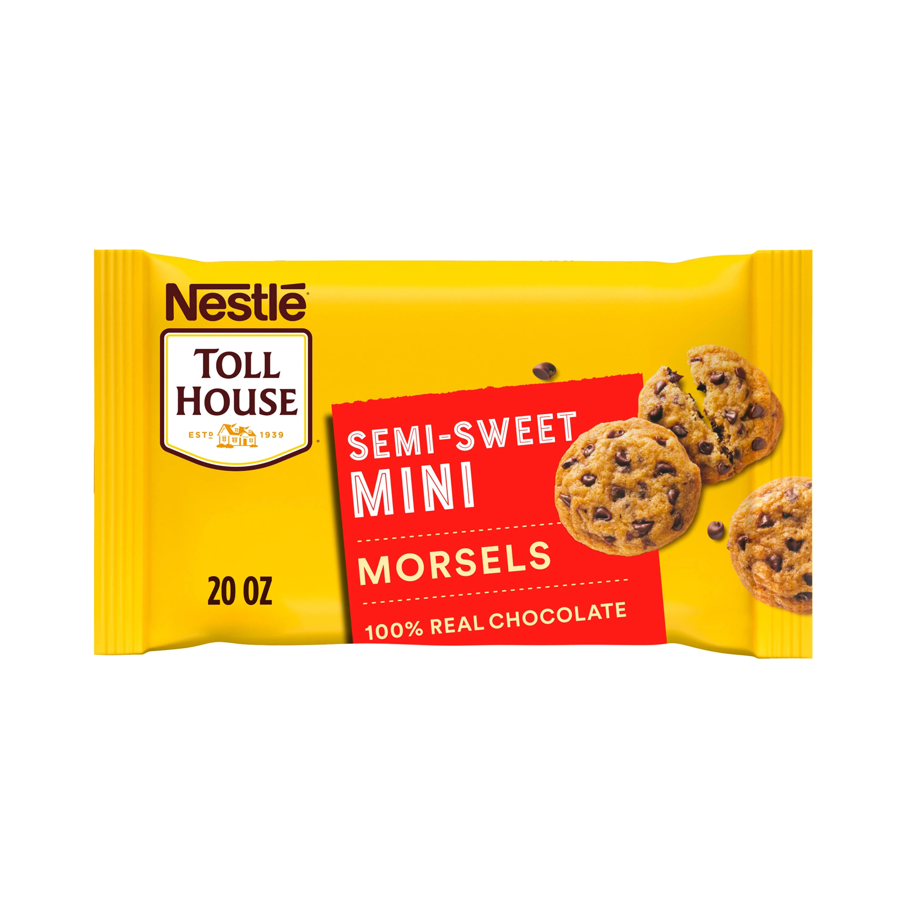 Nestle Toll House Semi Sweet Mini Chocolate Baking Chips, 20 oz Bag | Walmart (US)