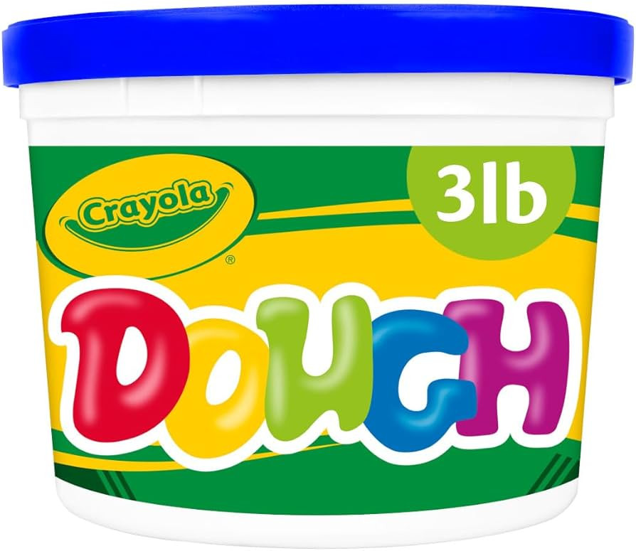 Crayola Modeling Dough, Blue, Bulk Classroom & Art Supplies For Kids, 3lb, Resealable Bucket | Amazon (US)